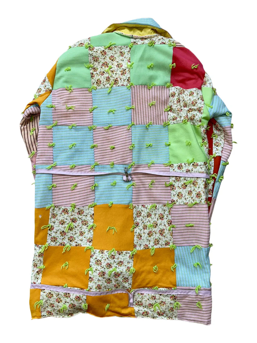 The Petal Grid Trench Tote