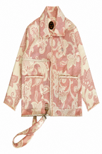 Apricot Parlor Coat N Tote