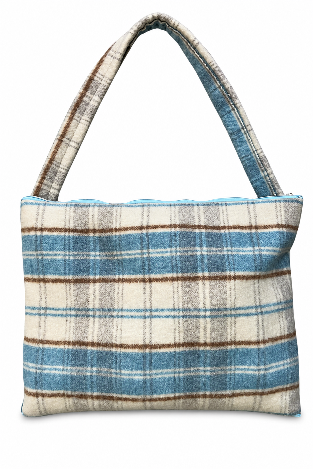 The Ashen Blue Trench Tote