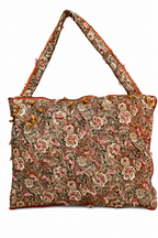The Paisley Nocturne Trench Tote