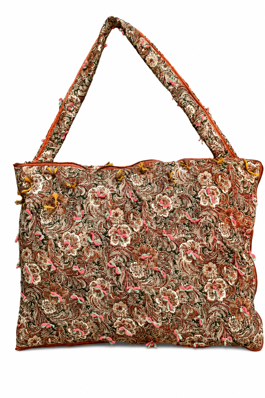 The Paisley Nocturne Trench Tote