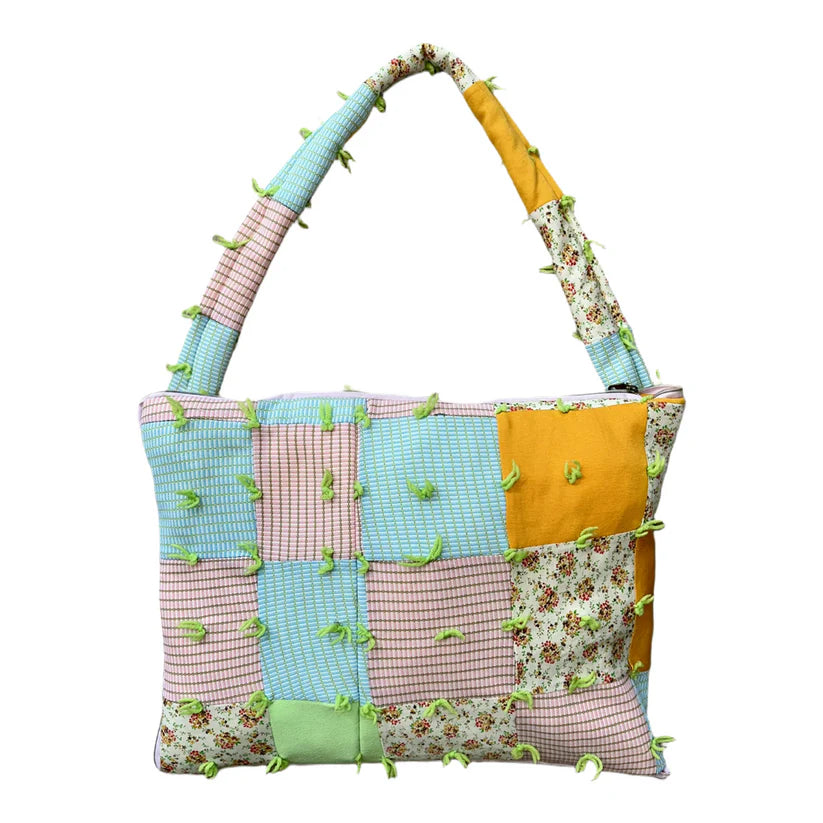 The Petal Grid Trench Tote