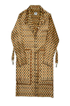 The Porcini Checkered Trench Tote