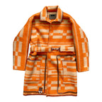 1 of 1 Tangerine Weave Trench Tote