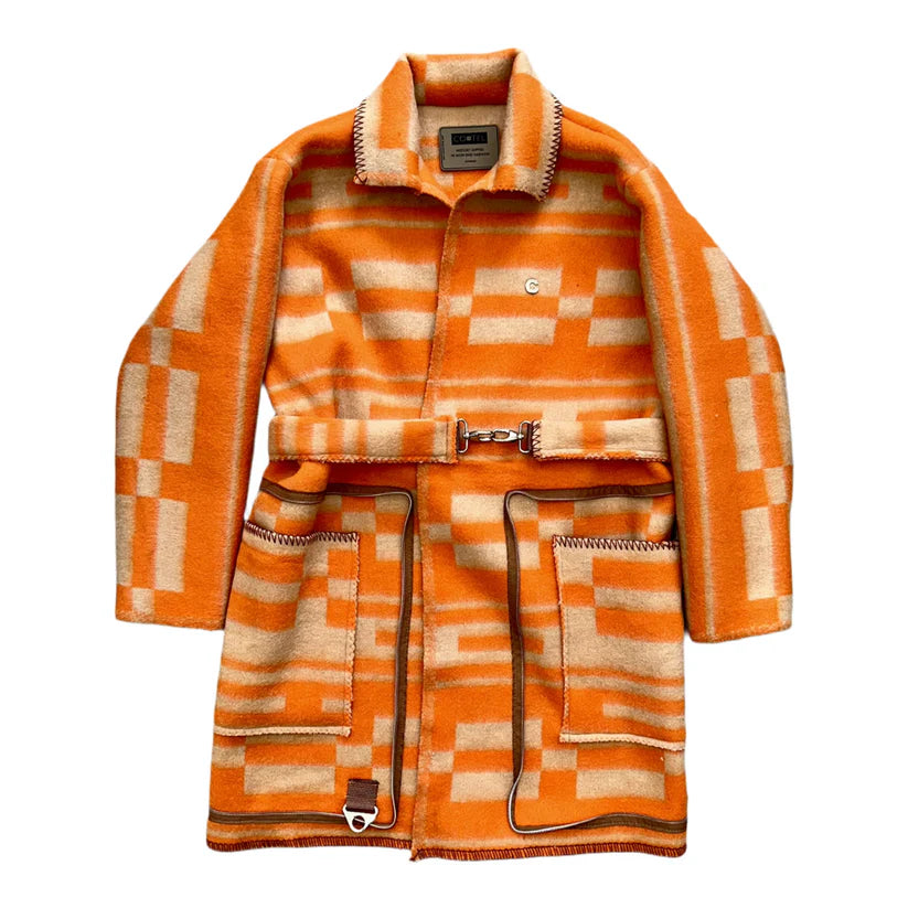 1 of 1 Tangerine Weave Trench Tote