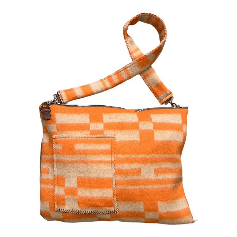 1 of 1 Tangerine Weave Trench Tote