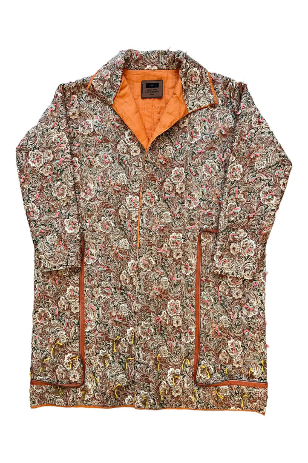 The Paisley Nocturne Trench Tote