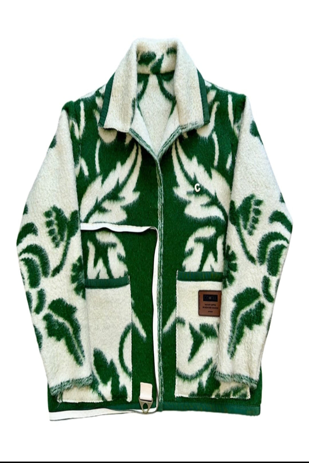 The Viridescent Bloom Coat N Tote